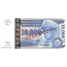P70S Zaire - 10.000 N. Zaires Year 1995